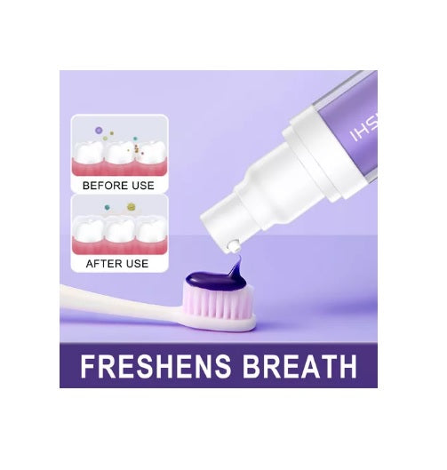 kit de 2 Blanqueadores De Dientes Pasta Morada