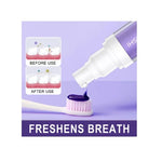 kit de 2 Blanqueadores De Dientes Pasta Morada