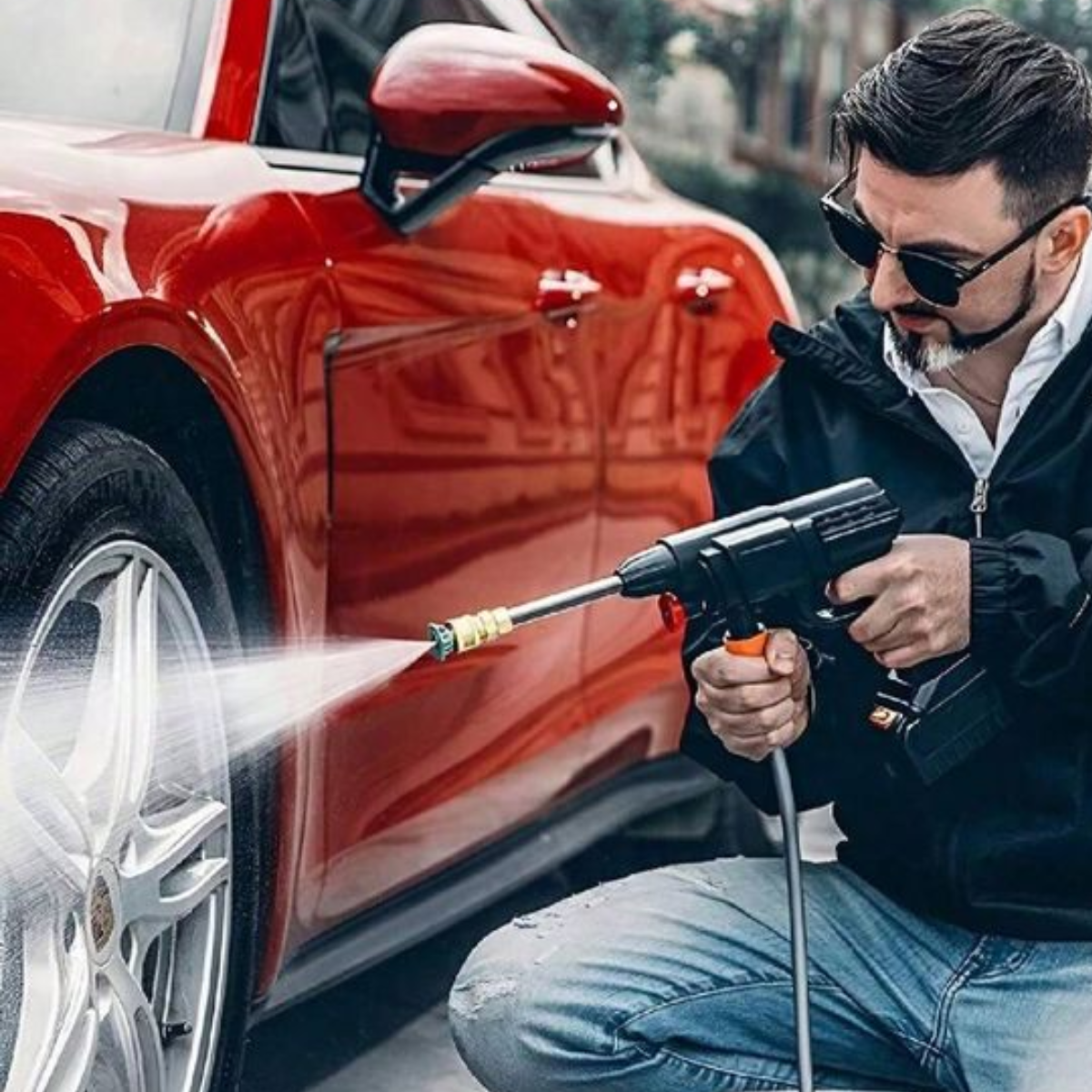 Hidrolavadora a Bateria