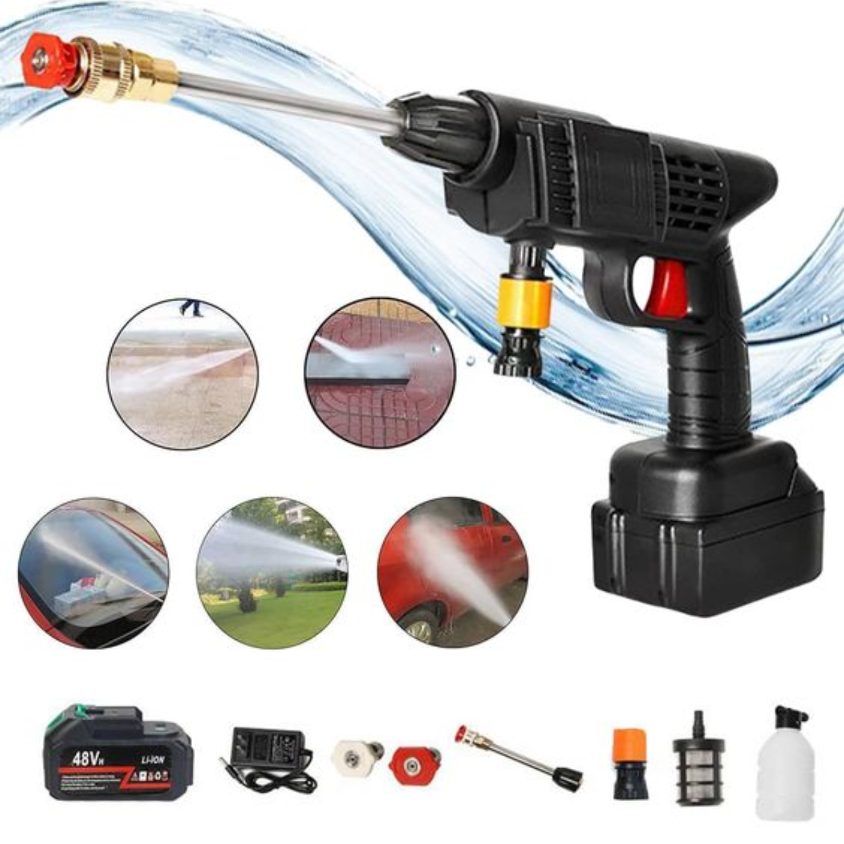 Hidrolavadora a Bateria