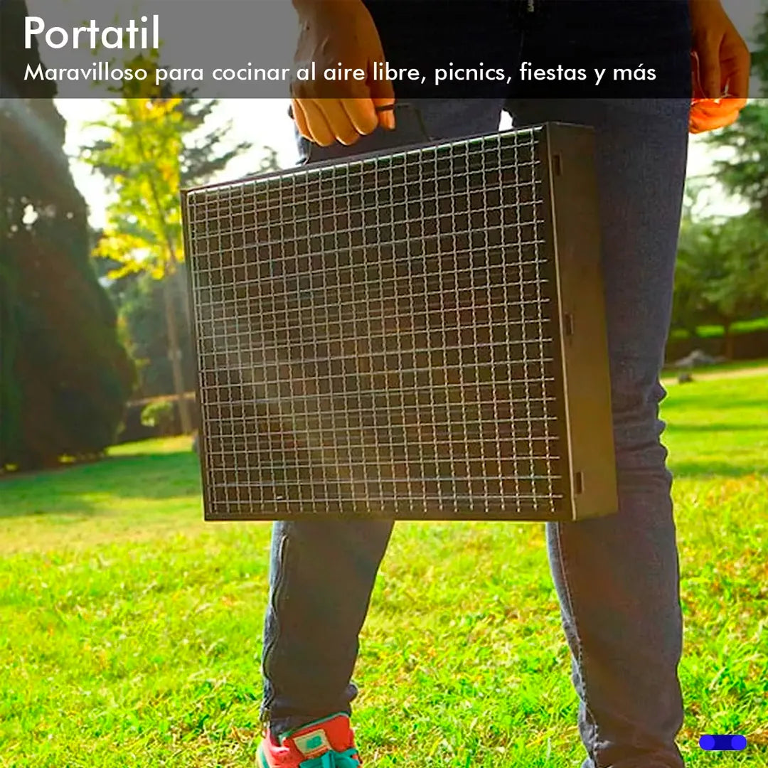 Mini Parrilla De Carbon