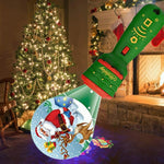 Linterna De Mano Con Proyeccion De Navidad